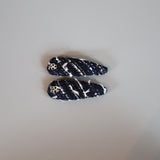 RE Hair Pin Navy Tweed