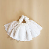 Big Frills Scrunchie White