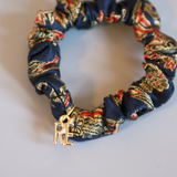 Silk Pony Navy Gold