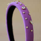 Slender Headband Purple Gold