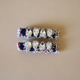 Denim Purple Hair Clip