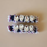 Denim Purple Hair Clip