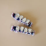 Denim Purple Hair Clip