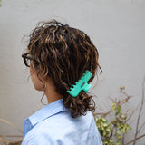 Emerald Gloss Hair Clip