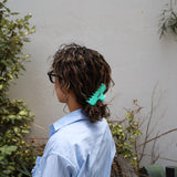 Emerald Gloss Hair Clip