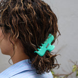 Emerald Gloss Hair Clip