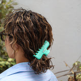 Emerald Gloss Hair Clip