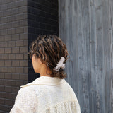 Stone Gray Gloss Hair Clip