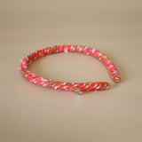 Tight Headband Pink Tweed No Studs