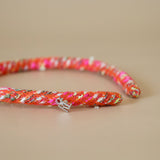 Tight Headband Pink Tweed No Studs