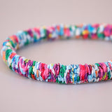 Blue Watercolor Gather Headband