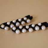 Black Pearl Hair Clips (2pcs)