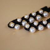 Black Pearl Hair Clips (2pcs)