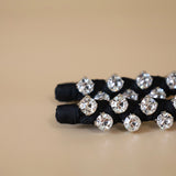 Black Silver Hair Clip (2pcs)