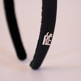 Nylon Black Slim Headband