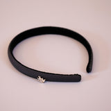 Nylon Black Slim Headband