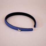 Nylon Navy Slim Headband