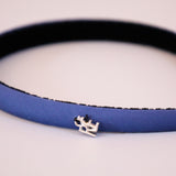 Nylon Navy Slim Headband