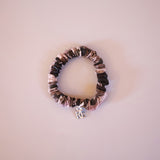 Grey Watercolor Mini Scrunchie