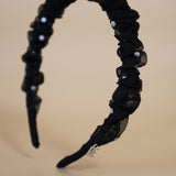 Gather Headband Dot Black