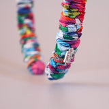 Blue Watercolor Gather Headband