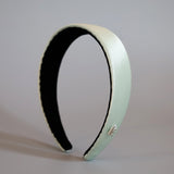 Lime Green Silky Satin Thin Headband