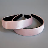 Sakura Pink Silky Satin Thin Headband