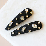 Hair Pin Black Gold 