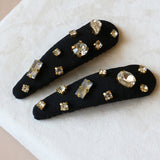 Hair Pin Black Gold 