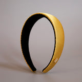 Yellow Gold Silky Satin Thin Headband