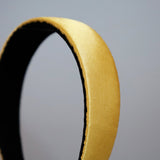 Yellow Gold Silky Satin Thin Headband