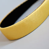 Yellow Gold Silky Satin Thin Headband
