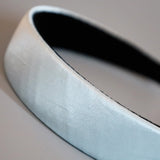 Sky Blue Silky Satin Thin Headband