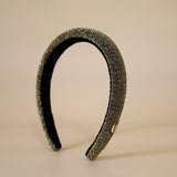 Slender Headband Gold Lame No Studs
