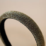 Slender Headband Gold Lame No Studs
