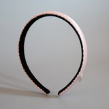Sakura Pink Silky Satin Slim Headband