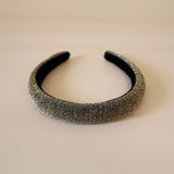 Slender Headband Gold Lame No Studs
