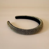 Slender Headband Gold Lame No Studs
