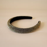 Slender Headband Gold Lame No Studs