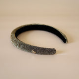 Slender Headband Gold Lame No Studs
