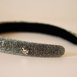 Slender Headband Gold Lame No Studs