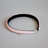 Sakura Pink Silky Satin Slim Headband