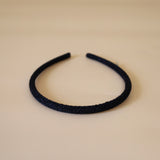 Tight Headband Black Lame No Studs