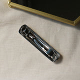 Silver Metal Square Barrette