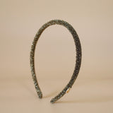 Tight Headband Gold Lame No Studs