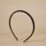 Tight Headband Gold Lame No Studs