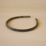 Tight Headband Gold Lame No Studs