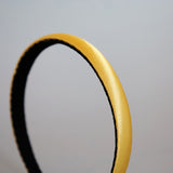 Yellow Gold Silky Satin Slim Headband