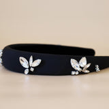 OG Headband Black Silver Studs