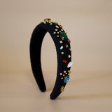 OG Headband Black Mix Rainbow